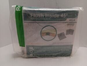 BOX OF 2 OWT OZCO 56616 Flush Inside 45 degree Plate Connectors